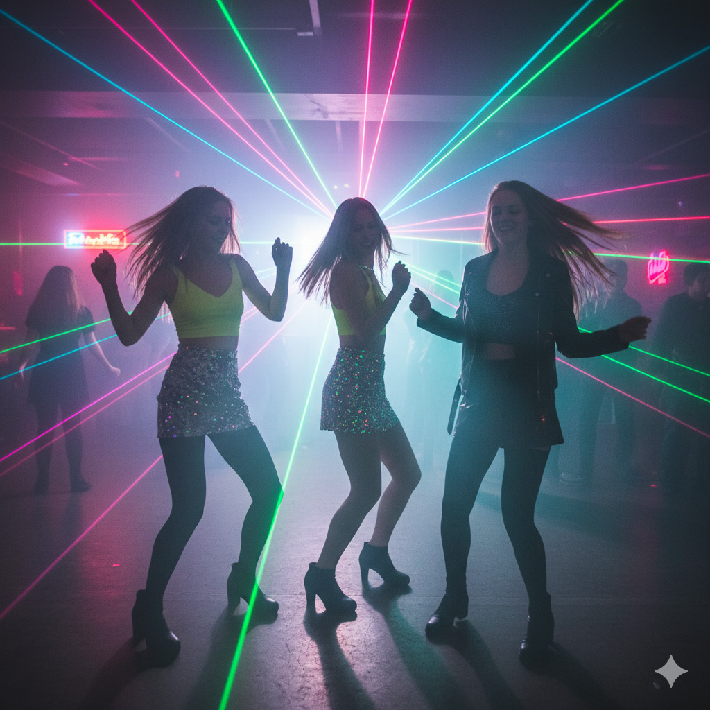 Miniatura: Tancerze i efekty świetlne